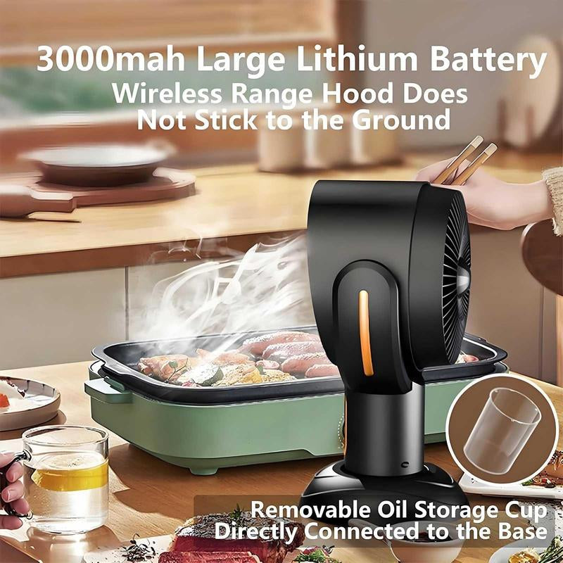 Portable Smoke Purifier Fan, USB Rechargeable Smoke Purifier Fan, Household Appliances for Home Kitchen Living Room Bedroom